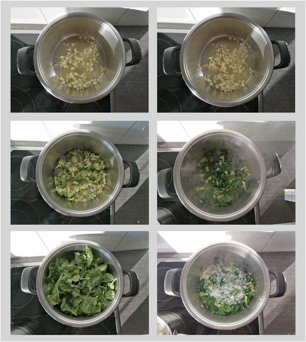 Broccoli-Spinach-Pasta