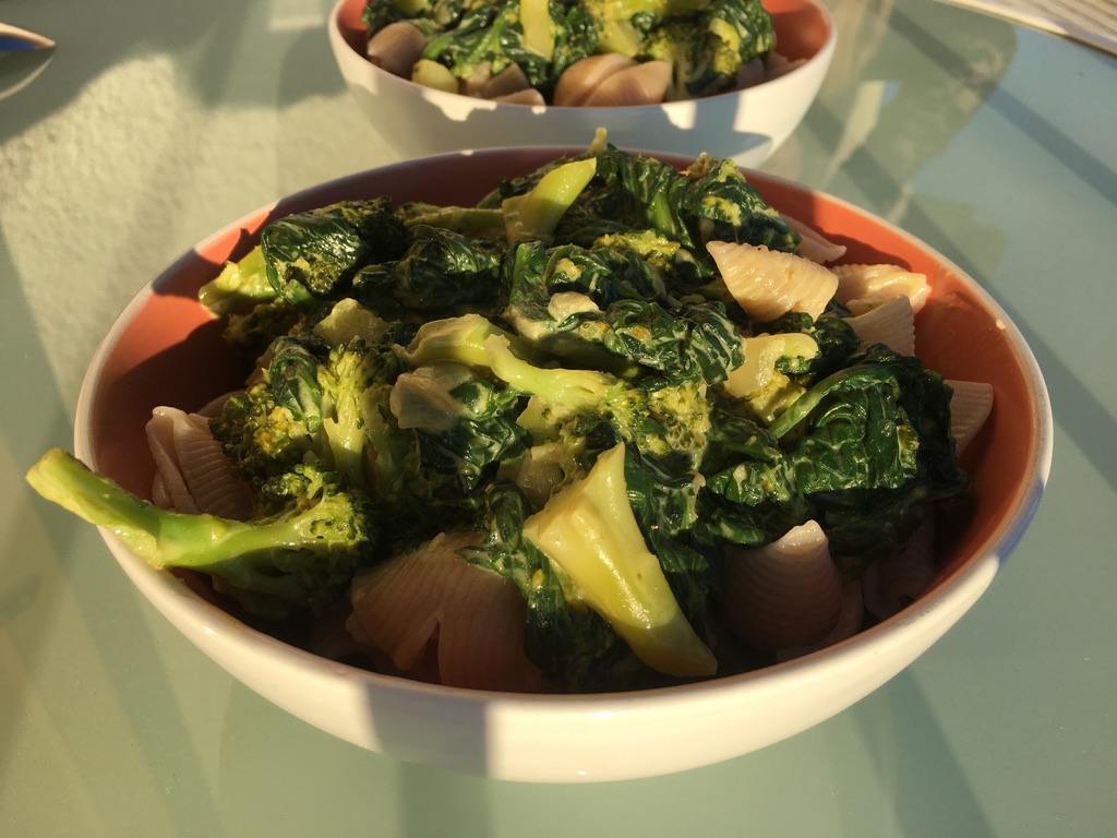 Broccoli-Spinach-Pasta