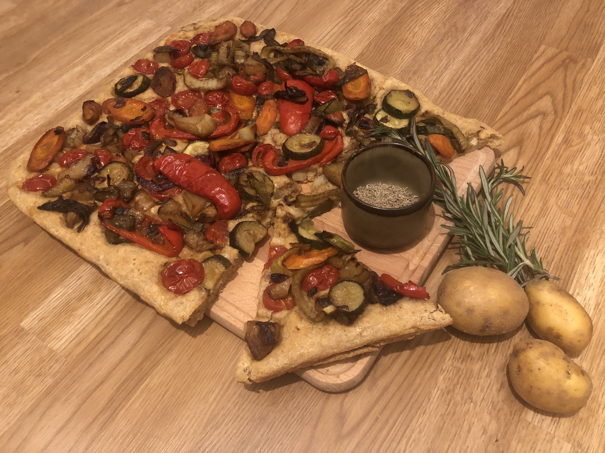 Focaccia with Vegetables